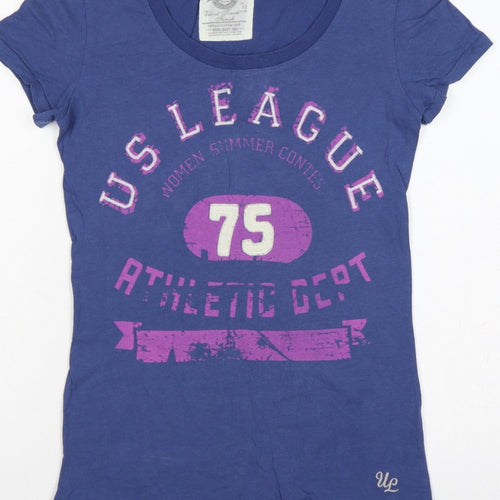 Varsity Champion Women’s Blue UK 12 College Graphic Short Sleeve T-Shirt