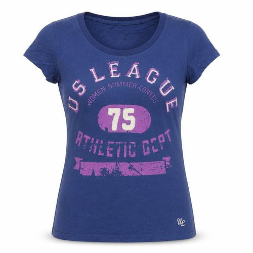Varsity Champion Women’s Blue UK 12 College Graphic Short Sleeve T-Shirt