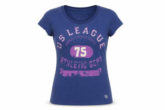 Varsity Champion Women’s Blue UK 12 College Graphic Short Sleeve T-Shirt