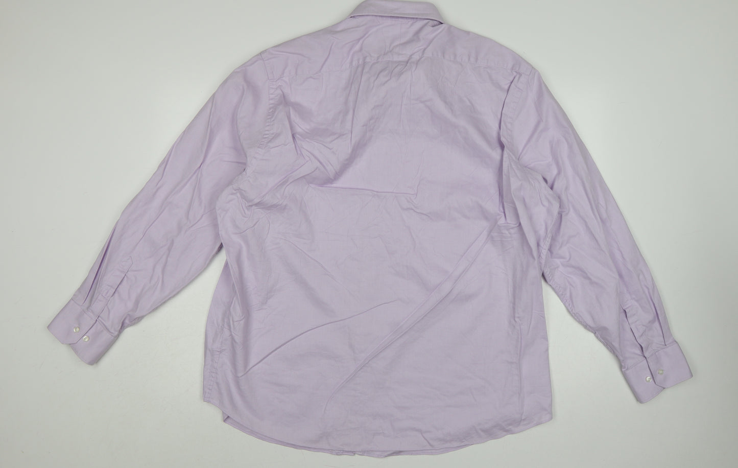 Jeff Banks Men’s Pink 18.5 Tailored Fit Cotton Formal Dress Shirt