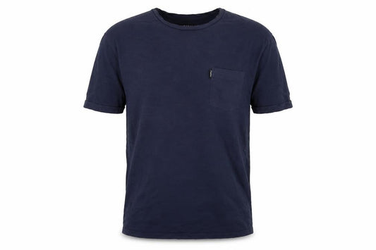 Farhi by Nicole Farhi Men’s Navy L Pocket Crew Neck T-Shirt