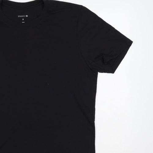 Stance Men’s Black Medium Logo Back Short Sleeve T-Shirt