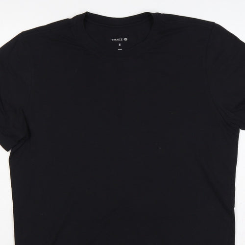 Stance Men’s Black Medium Logo Back Short Sleeve T-Shirt