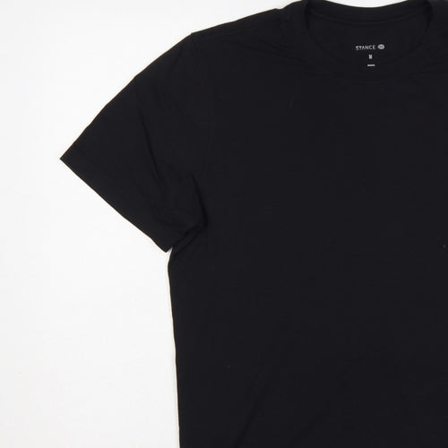 Stance Men’s Black Medium Logo Back Short Sleeve T-Shirt