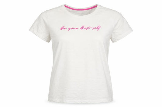 New Look Women White UK 10 Maternity Quote Jersey T-Shirt