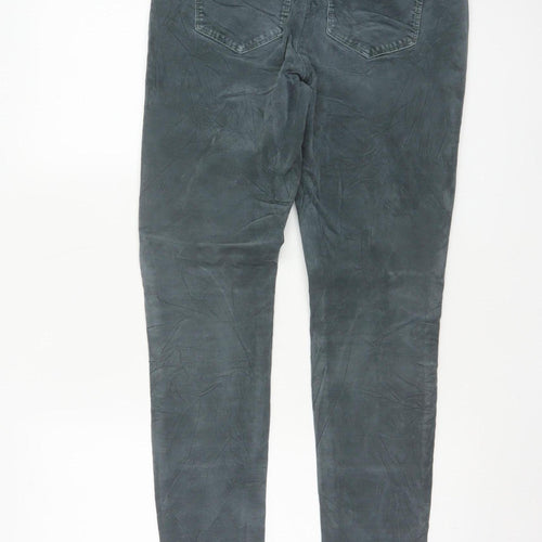 White Stuff Women Grey Size 10 Skinny Stretch Cotton Jegging Trousers