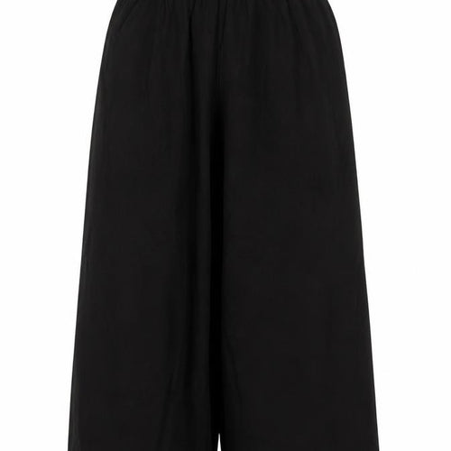 ASOS DESIGN Women’s Black UK 12 Wide-Leg Elastic Waist Trousers