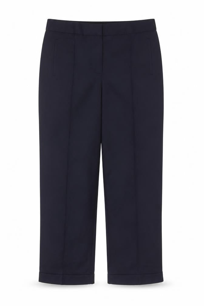 Marks and Spencer Women’s Navy UK 14 Long Tailored Wool Trousers
