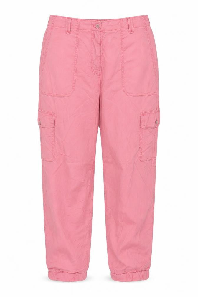 M&S Womens Pink Size 16 Cargo Tapered Cuffed Trousers
