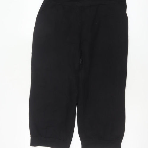 Decathlon Women Black UK 14 Jogger Stretch Activewear Trousers