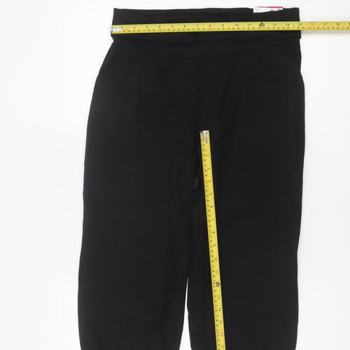 Decathlon Women Black UK 14 Jogger Stretch Activewear Trousers