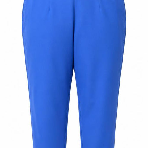 Marks & Spencer Women Blue Size 20 High Rise Straight Trousers