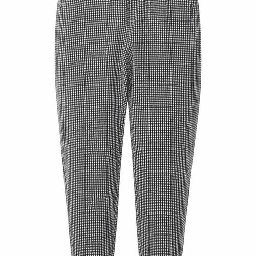M&S Women’s Black White Houndstooth Check Slim Stretch Leggings UK 14