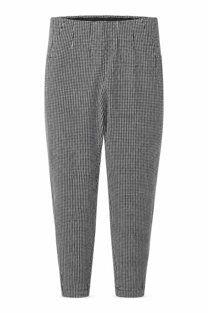 M&S Women’s Black White Houndstooth Check Slim Stretch Leggings UK 14