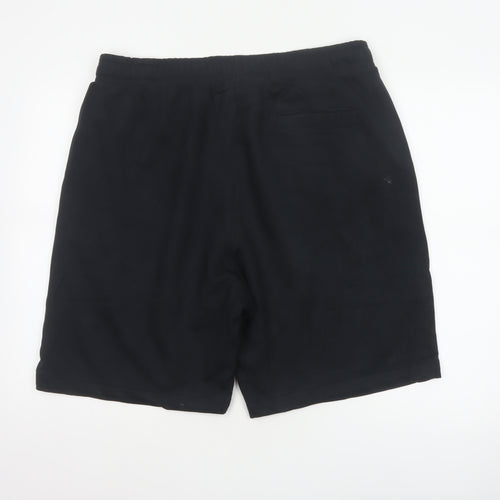 Jordan Men’s Black XL Sweat Shorts Jumpman Logo Drawstring Sports