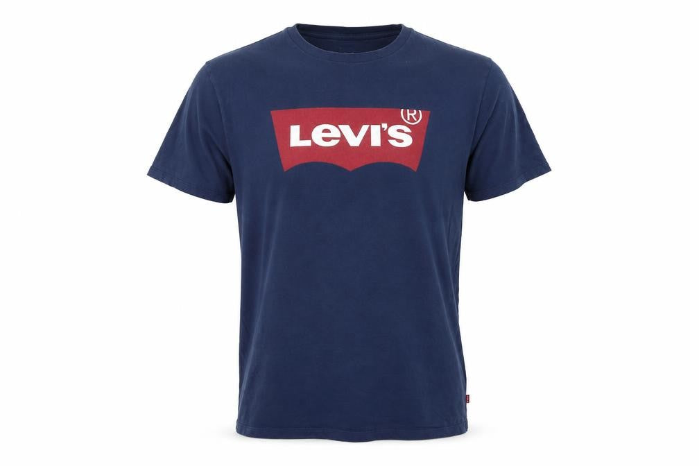 Levi's Men’s Blue XL Batwing Logo Graphic Crew Neck T-Shirt