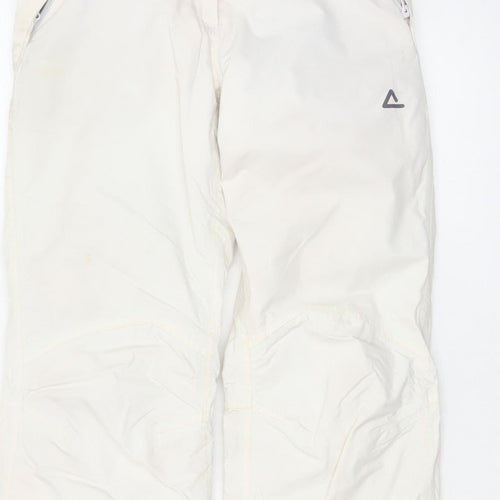 Dare2b Women's White UK 24 Snow Pants Adjustable Waist Ski Trousers