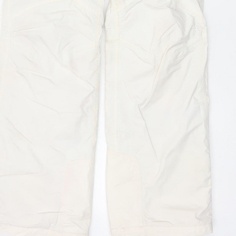 Dare2b Women's White UK 24 Snow Pants Adjustable Waist Ski Trousers