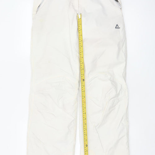 Dare2b Women's White UK 24 Snow Pants Adjustable Waist Ski Trousers