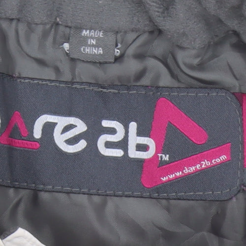Dare2b Women's White UK 24 Snow Pants Adjustable Waist Ski Trousers