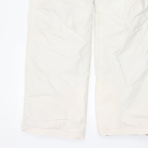 Dare2b Women's White UK 24 Snow Pants Adjustable Waist Ski Trousers