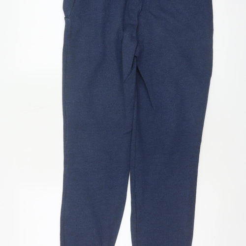 Adidas Originals Women’s Blue UK 8 Jogger Sweatpants Logo Pockets