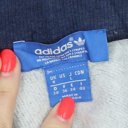 Adidas Originals Women’s Blue UK 8 Jogger Sweatpants Logo Pockets