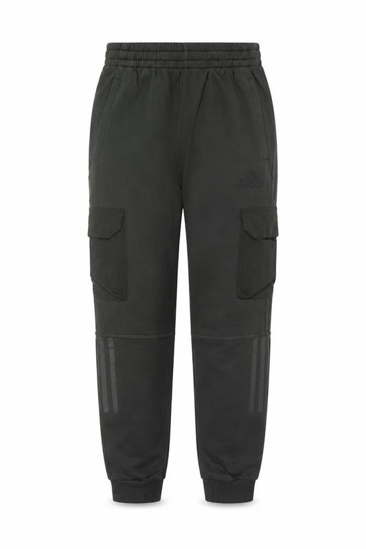 Adidas Boys Grey Cargo Jogger Trousers 11-12 Years 152cm