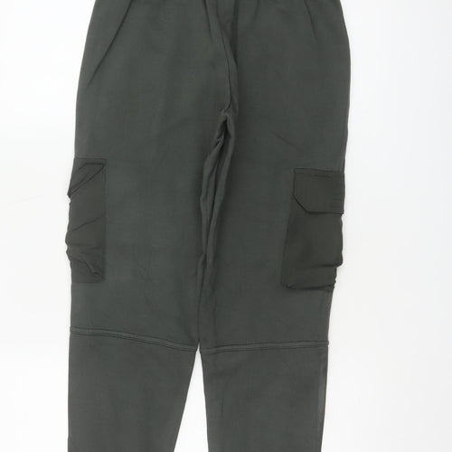 Adidas Boys Grey Cargo Jogger Trousers 11-12 Years 152cm