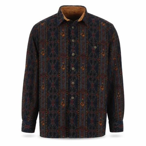 Thomas Lloyd Men’s XL Aztec Geometric Cotton Long Sleeve Shirt