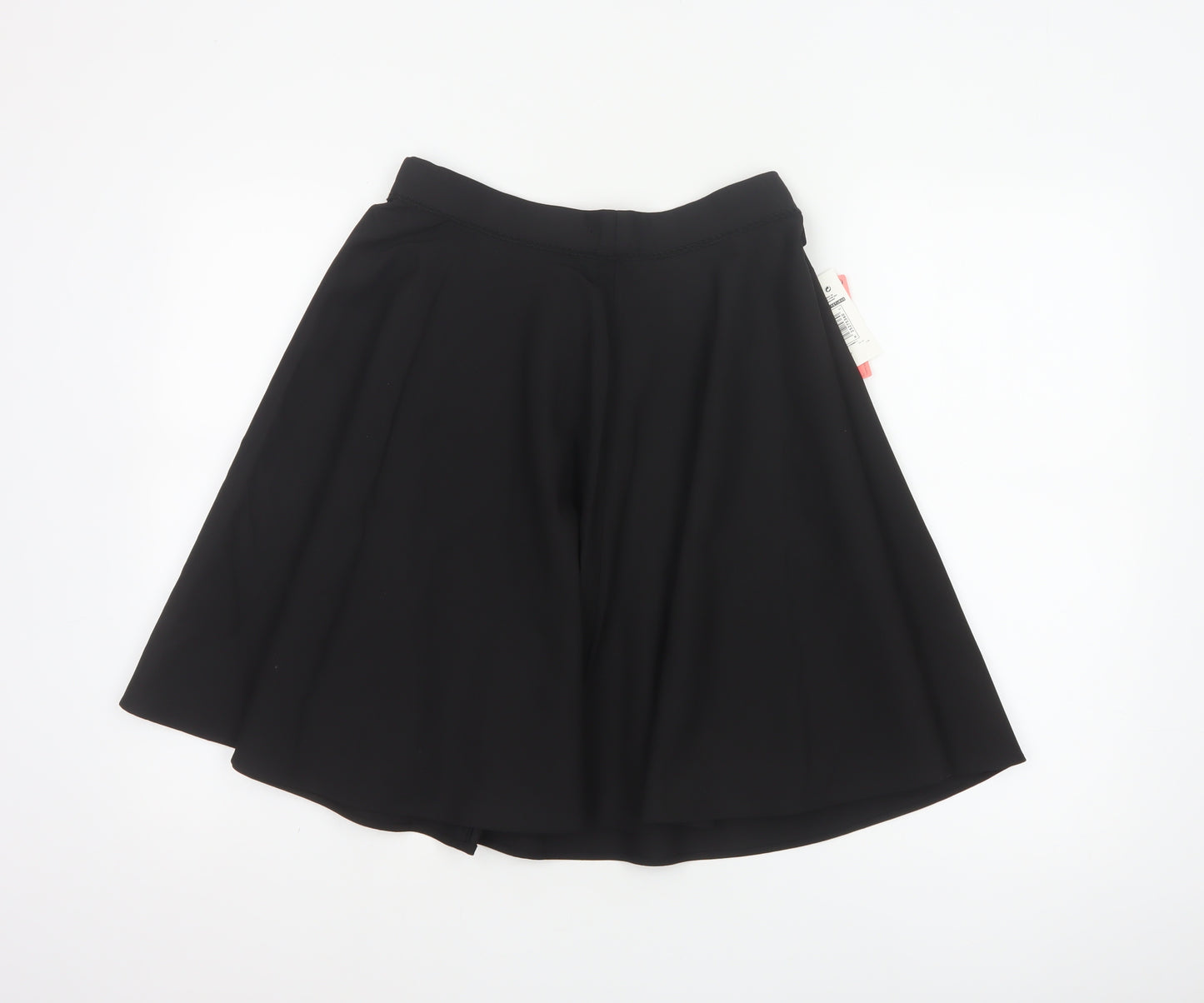 Marks and Spencer Girls Black 14-15 Years A-Line Knee Length Skort NWT
