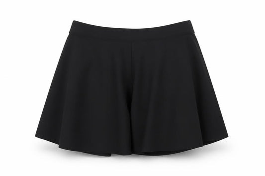 Marks and Spencer Girls Black 14-15 Years A-Line Knee Length Skort NWT