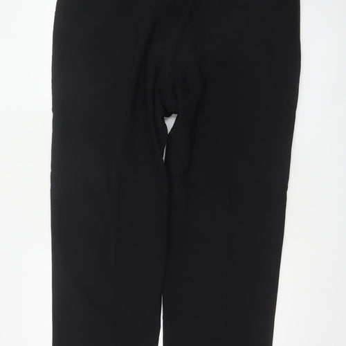 M&S Men’s Black 40in Regular Straight Leg Dress Trousers 31in