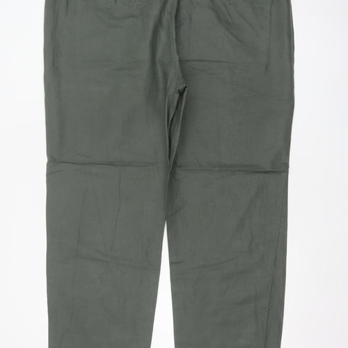 Marks & Spencer Men's Green 44 Regular Chino Trousers W44 L31