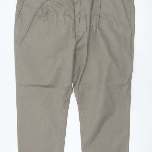 Autograph Marks & Spencer Men’s Beige 42 Short Tapered Stretch Trousers