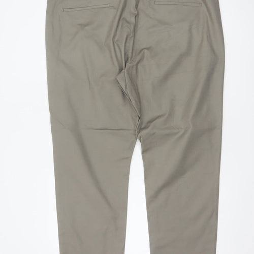 Autograph Marks & Spencer Men’s Beige 42 Short Tapered Stretch Trousers