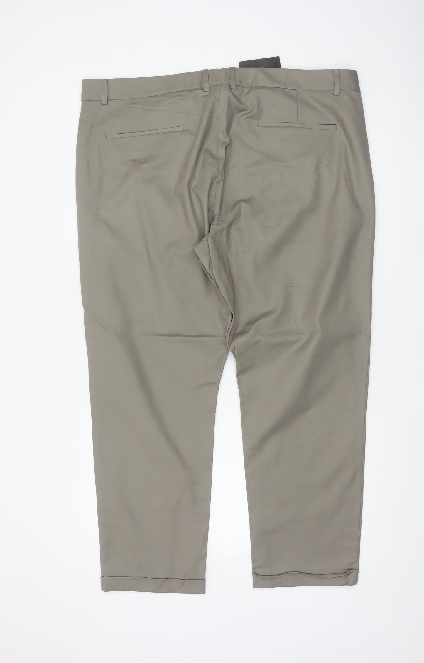 Autograph Marks & Spencer Men’s Beige 42 Short Tapered Stretch Trousers