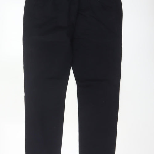 Marks & Spencer Men's Black 34/31 Slim Fit Cotton Stretch Trousers