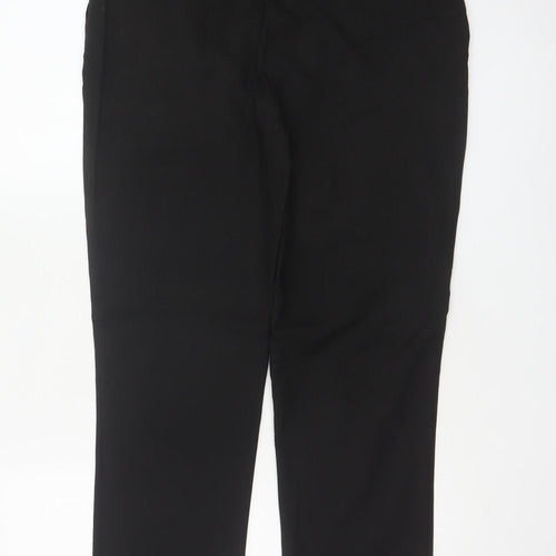 Marks & Spencer Boys Black 15-16 Years Dress Pants Super Skinny Stretch