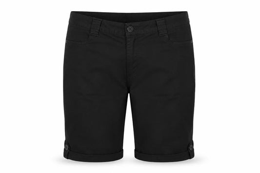 Glamorosa Women’s Black UK 24 Plus Bermuda Shorts Button Cuffs