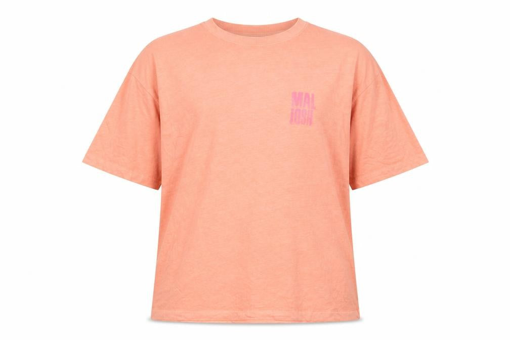 Marks and Spencer Women Orange L Malibu California Cotton T-Shirt