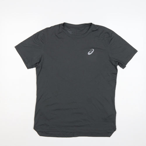 ASICS Men's Black S Running Gym Training T-Shirt Short Sleeve Crew Neck