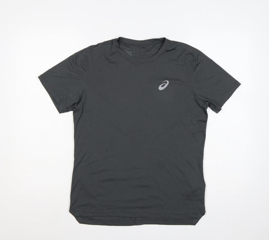 ASICS Men's Black S Running Gym Training T-Shirt Short Sleeve Crew Neck