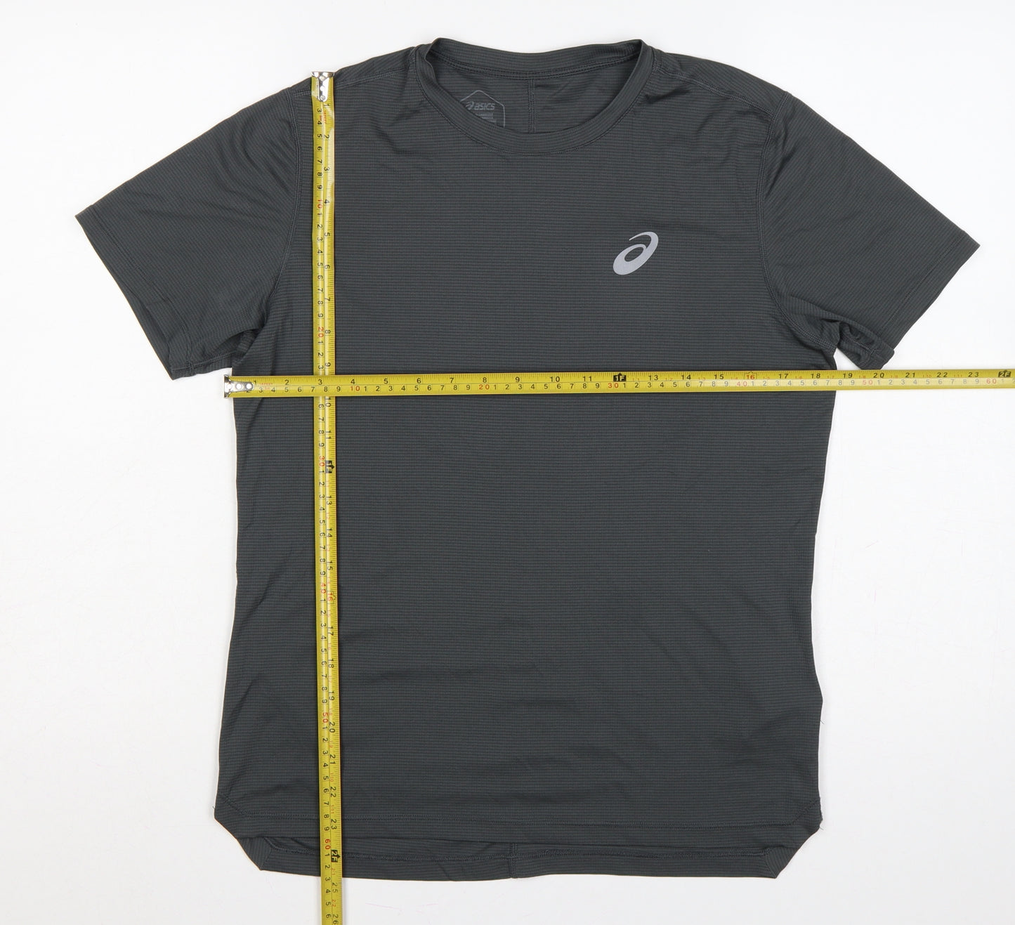 ASICS Men's Black S Running Gym Training T-Shirt Short Sleeve Crew Neck