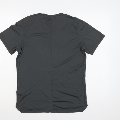 ASICS Men's Black S Running Gym Training T-Shirt Short Sleeve Crew Neck