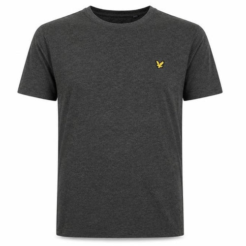 Lyle & Scott Men's Grey L Crew Neck Short Sleeve Logo T-Shirt