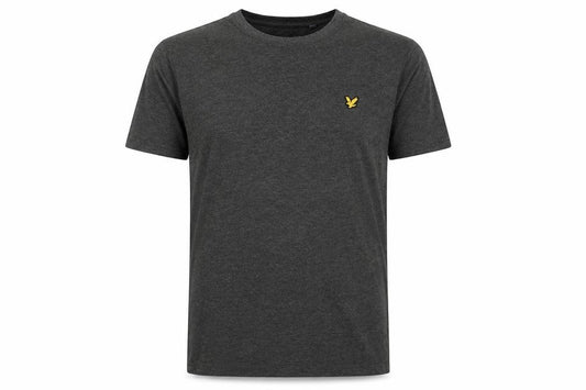 Lyle & Scott Men's Grey L Crew Neck Short Sleeve Logo T-Shirt