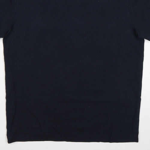 ARNE Men’s Black L Crew Neck Short Sleeve Logo T-Shirt