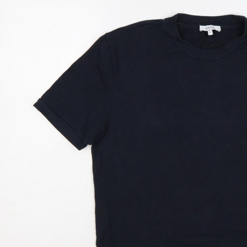 ARNE Men’s Black L Crew Neck Short Sleeve Logo T-Shirt
