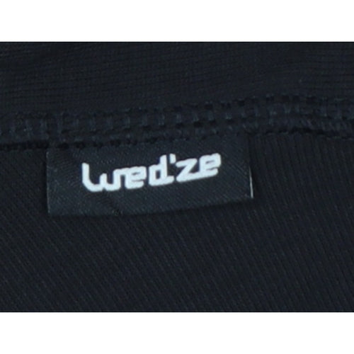 Wedze Men Black S Thermal Ski Base Layer Long Sleeve Top